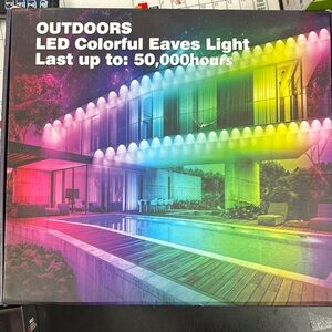 Outdoors LED colorful eaves light last up to 50,000 hours